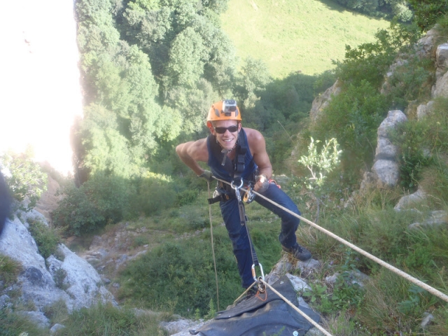 Descenso en rappel